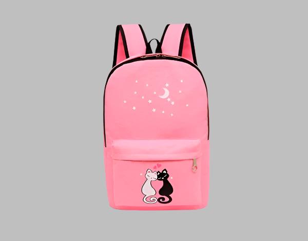 4-piece School Bag Set/ Backpack Children School Bags For Girls Boys Canvas School Bag Fashion Kids