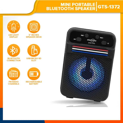 Greatnice Wireless Speaker 3 Inch No Gts-1372