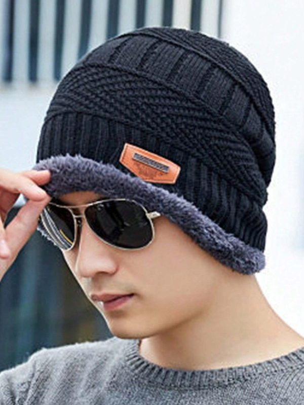 Head & Neck Cap Beanies Combo – Woolen Winter Beanie Cap With Neck Warmer Muffler For Men And Women ₨425