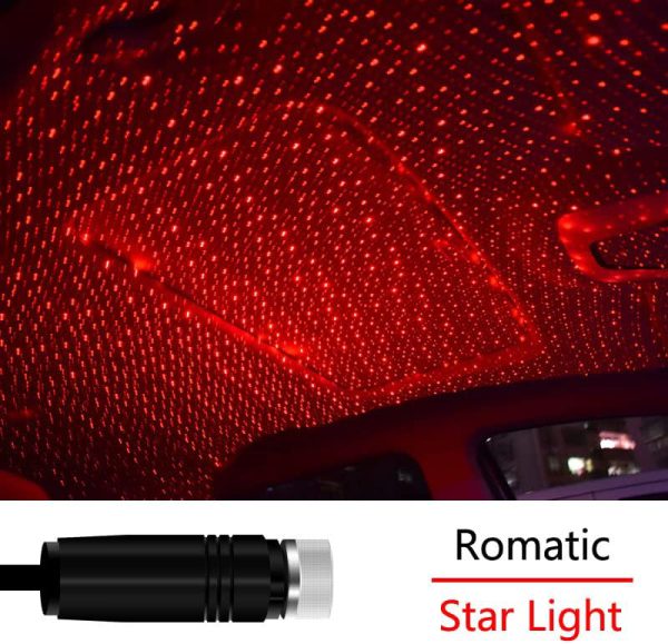 Led Galaxy Star Light | Starry Laser Projector Night Light For Home & Car Roof Decoration ₨425