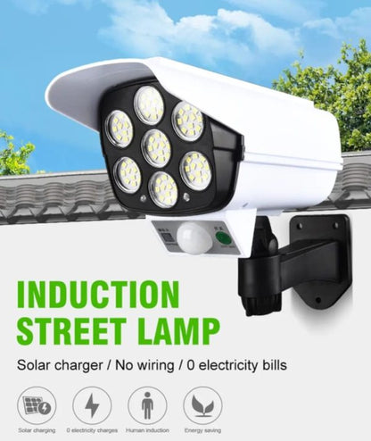 Multifunction Led Solar Street Light Wall Lamp Built-in Solar Rechargeable Battery (model: Cl-977t)