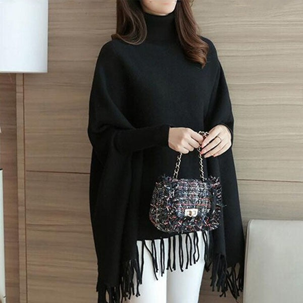 Winter’s Fashionable Attractive Plain Fleece Poncho For Women Winter Poncho For Girls